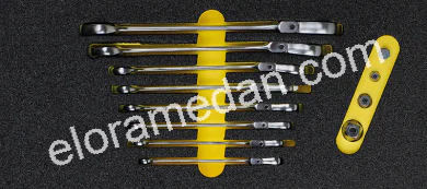 OMS-32-Module-Combination Spanner with Joint-Ring Ratchet
