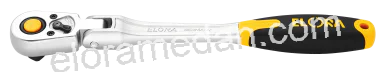 770-L1GF-Reversible Ratchet with Hinge 1/2"