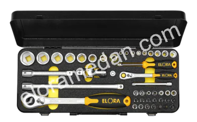 714-6MU OMS-Socket Set 1/4" and 1/2", combined
