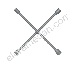 195WS-...-Four Way Wheel Nut Wrench