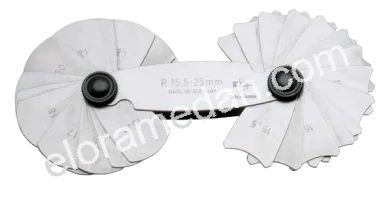 8421/8422/8423-Radius Gauges, concave and convex
