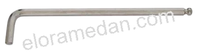 159KU-...-Ball End Hexagon Key, extra long, metric