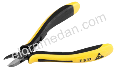 4540-Electronic Side Cutter with Wire Trapping Spring ESD