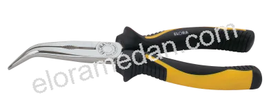 471-45 BI...-Snipe Nose Pliers with side cutter, bent