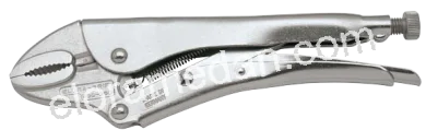 500-...-Grip Pliers with wire cutter, curved jaws