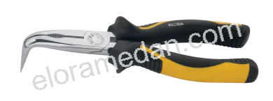 471-90 BI...-Snipe Nose Pliers with side cutter, bent