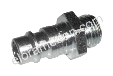 5027-..., 5028-...-Plug Nipple, Plug Nozzle Made of Steel