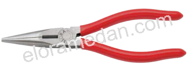 370-...-Snipe Nose Pliers with side cutter, straight